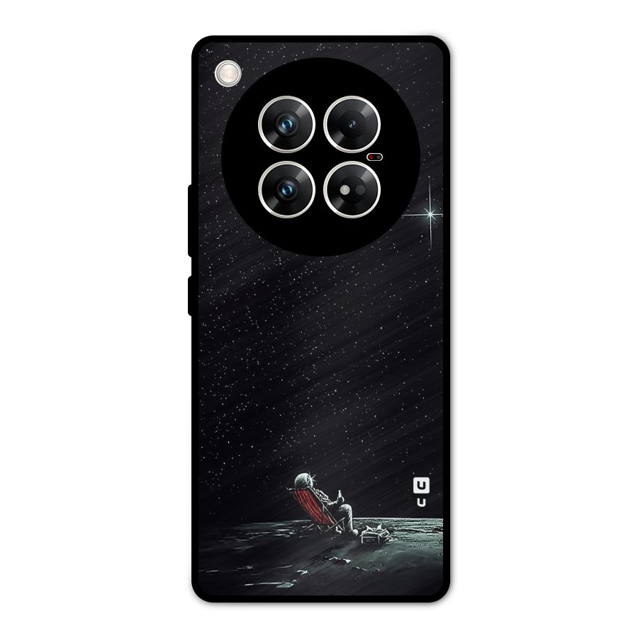 Resting Spaceman Face Metal Back Case for Infinix Zero 40 5G
