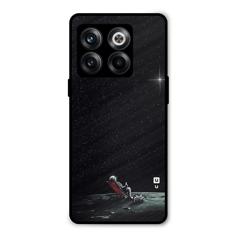 Resting Spaceman Face Metal Back Case for OnePlus 10T