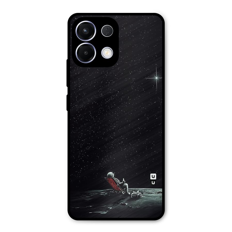 Resting Spaceman Face Metal Back Case for Oppo K13
