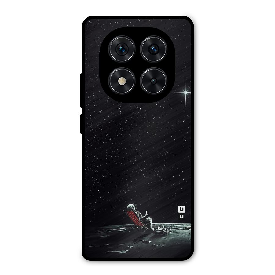 Resting Spaceman Face Metal Back Case for Poco X7
