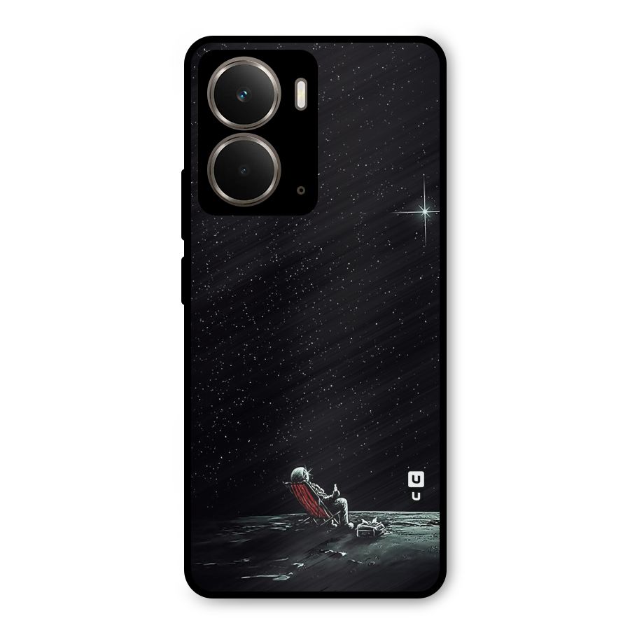 Resting Spaceman Face Metal Back Case for Realme P3