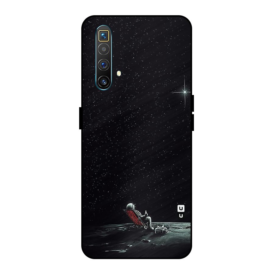 Resting Spaceman Face Metal Back Case for Realme X3 SuperZoom