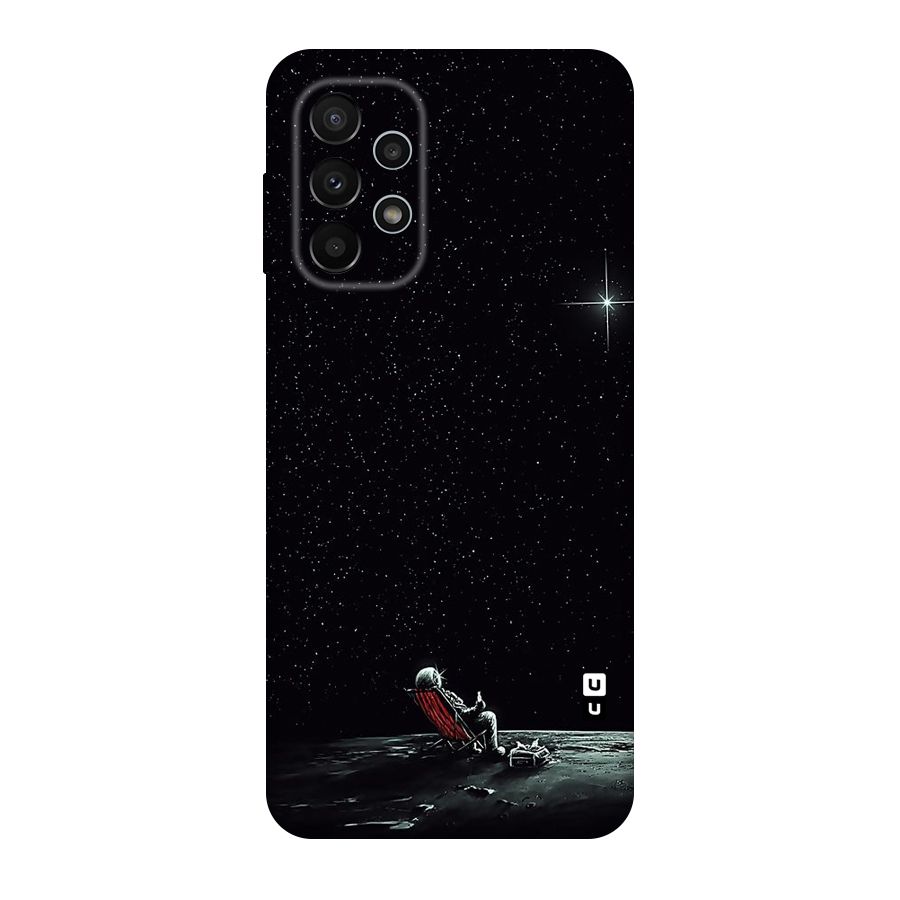 Resting Spaceman Face Original Polycarbonate Back Case for Galaxy A23