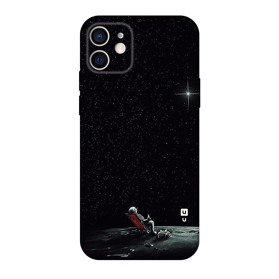 Resting Spaceman Face Original Polycarbonate Back Case for iPhone 12