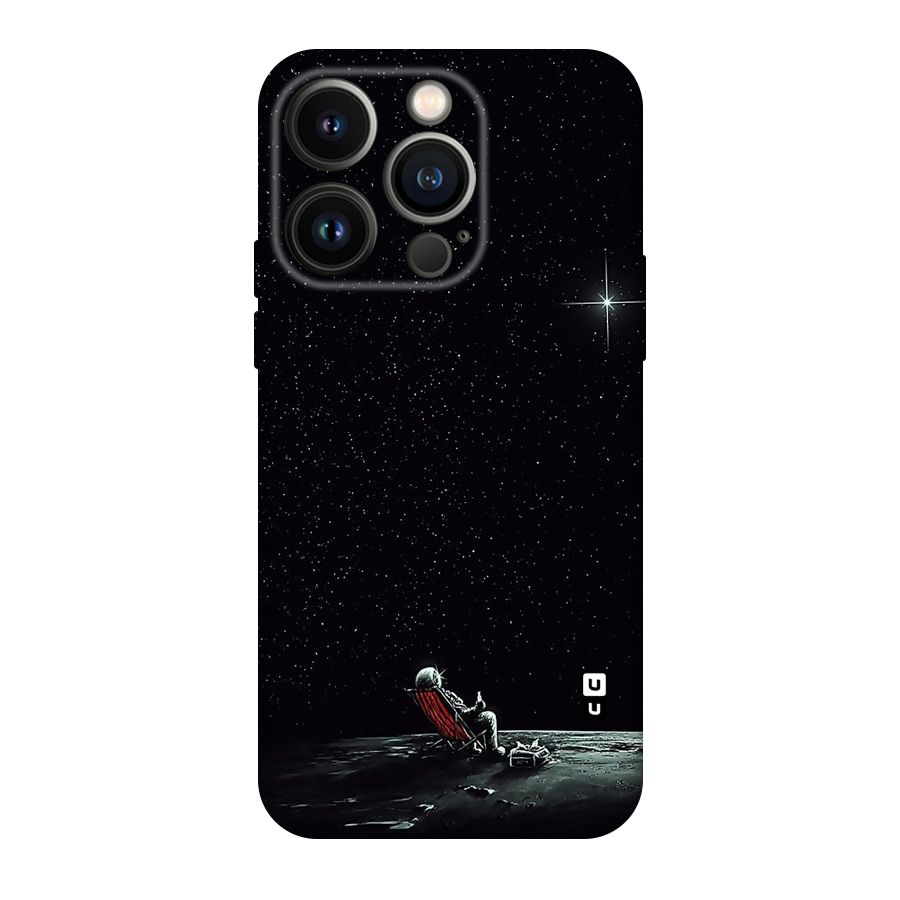 Resting Spaceman Face Original Polycarbonate Back Case for iPhone 14 Pro