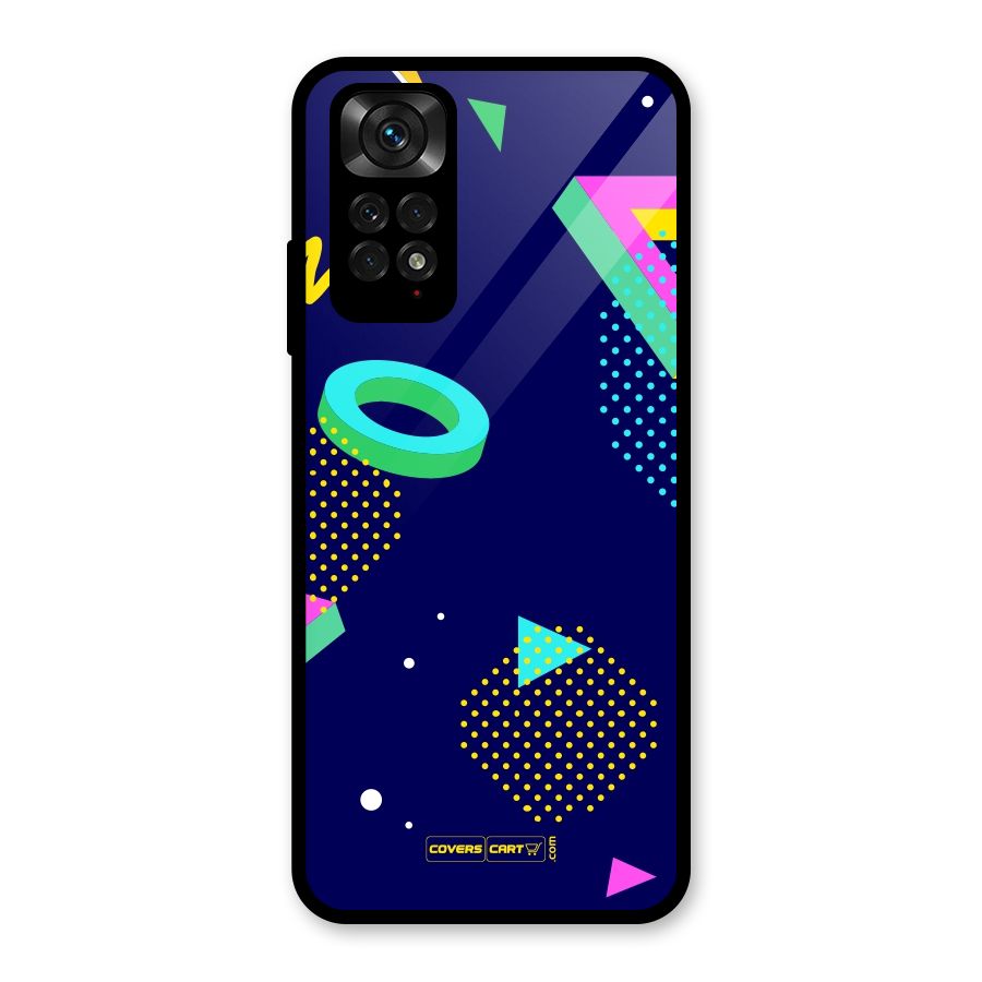 Retro Abstract Glass Back Case for Redmi Note 11S