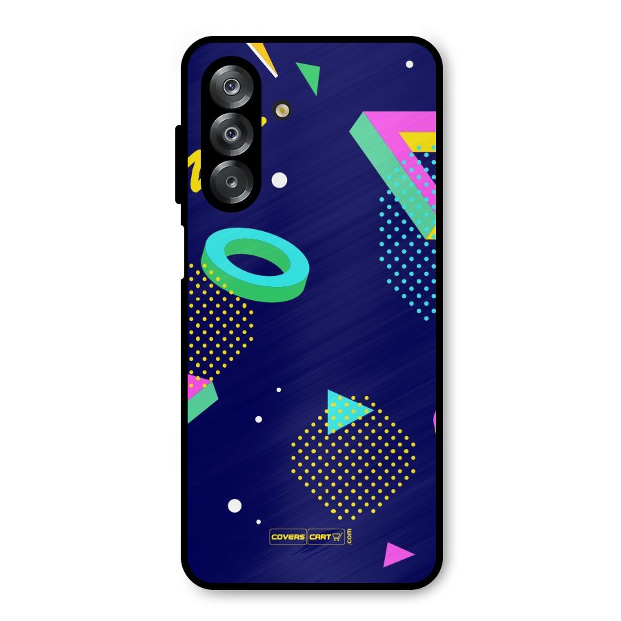 Retro Abstract Metal Back Case for Galaxy A26