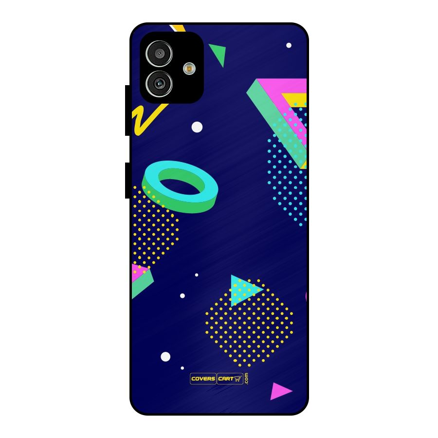 Retro Abstract Metal Back Case for Galaxy M13 5G