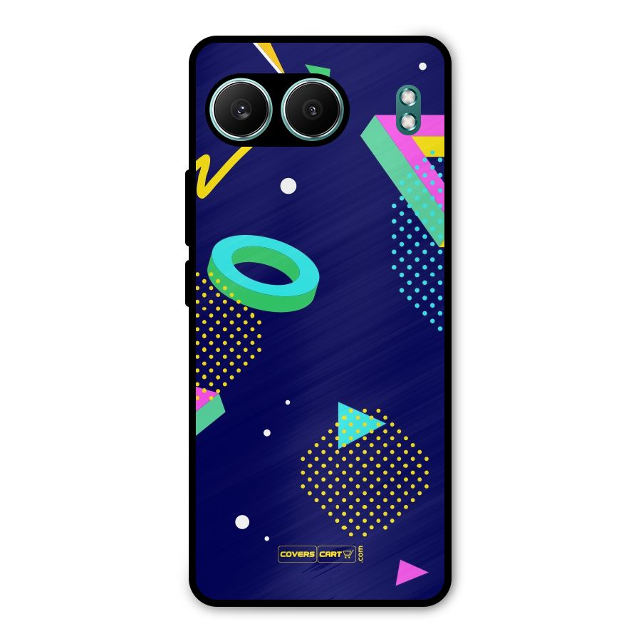 Retro Abstract Metal Back Case for OnePlus Nord 4