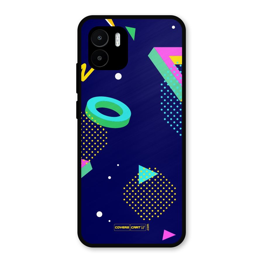 Retro Abstract Metal Back Case for Redmi A1