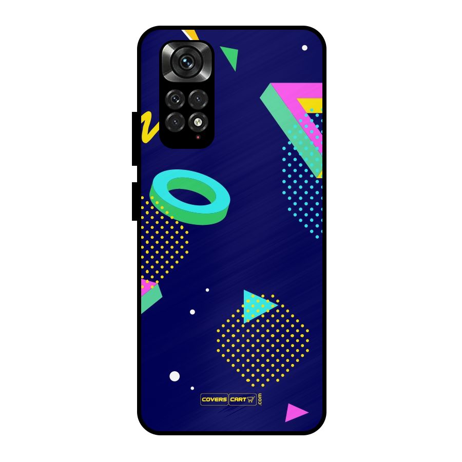 Retro Abstract Metal Back Case for Redmi Note 11 Pro