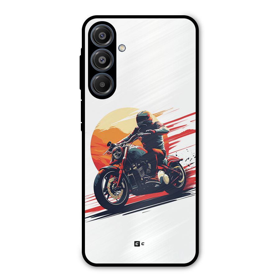 Retro Biker Metal Back Case for Galaxy A16 5G