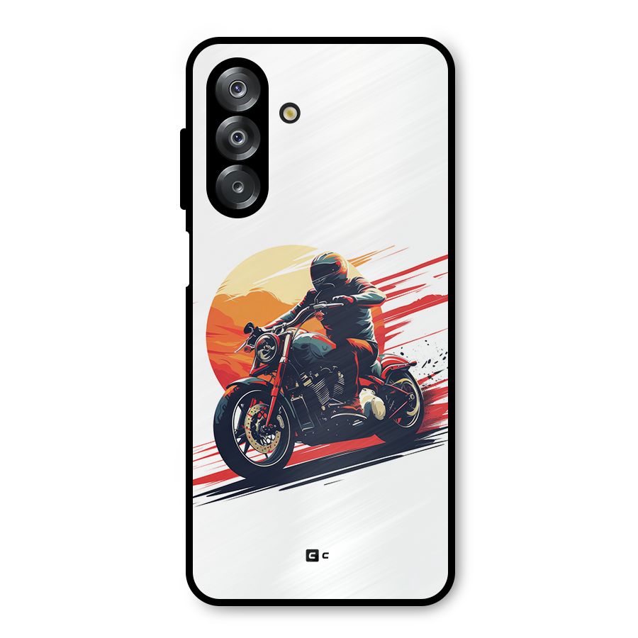 Retro Biker Metal Back Case for Galaxy A26