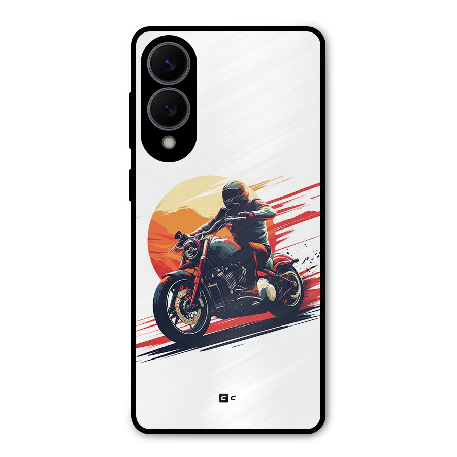 Retro Biker Metal Back Case for Galaxy S25 Edge