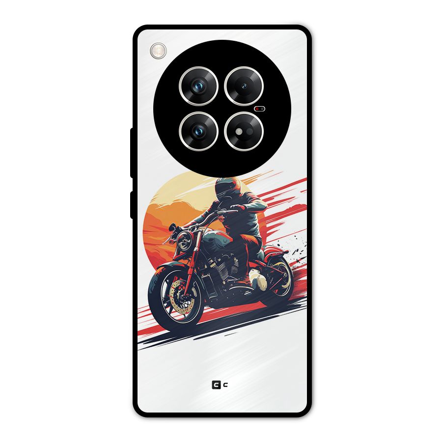 Retro Biker Metal Back Case for Infinix Zero 40 5G