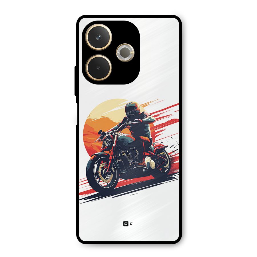 Retro Biker Metal Back Case for Oppo A5 Pro