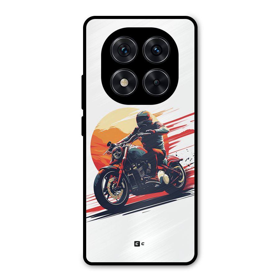 Retro Biker Metal Back Case for Redmi Note 14 Pro 5G