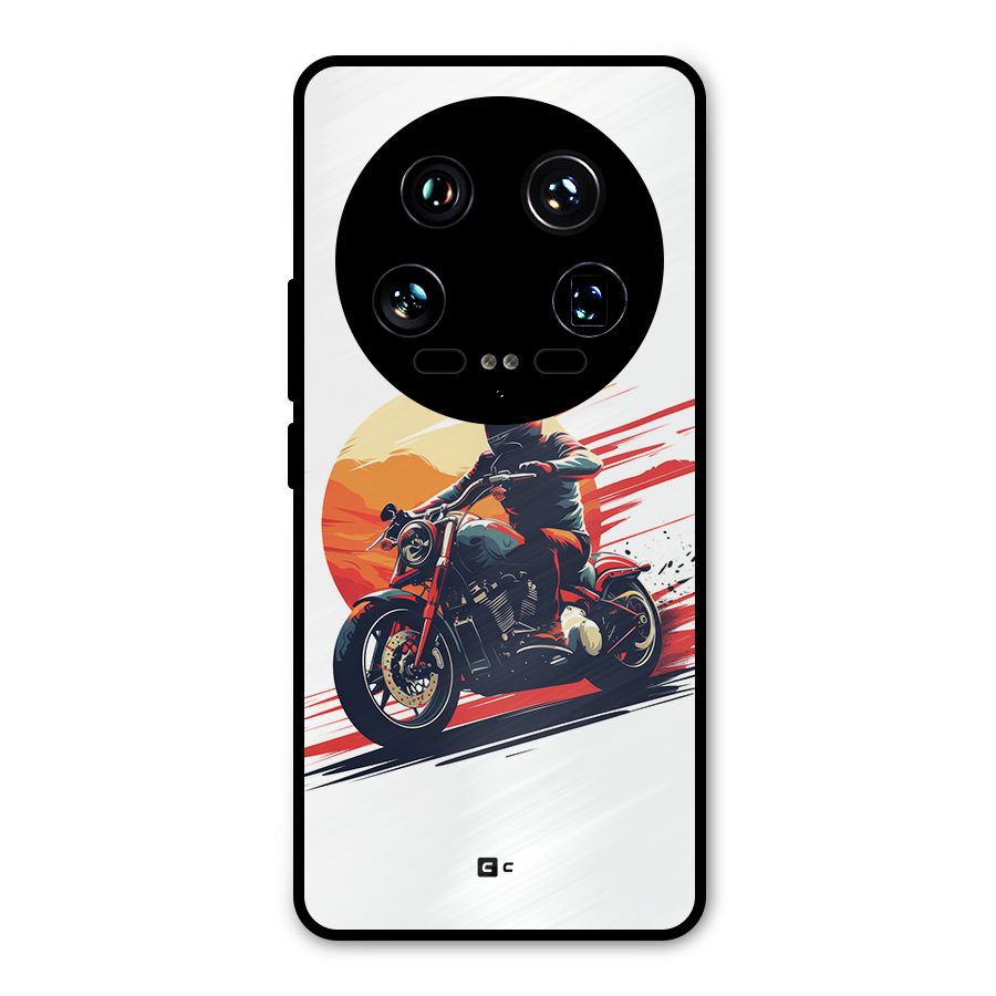 Retro Biker Metal Back Case for Xiaomi 14 Ultra