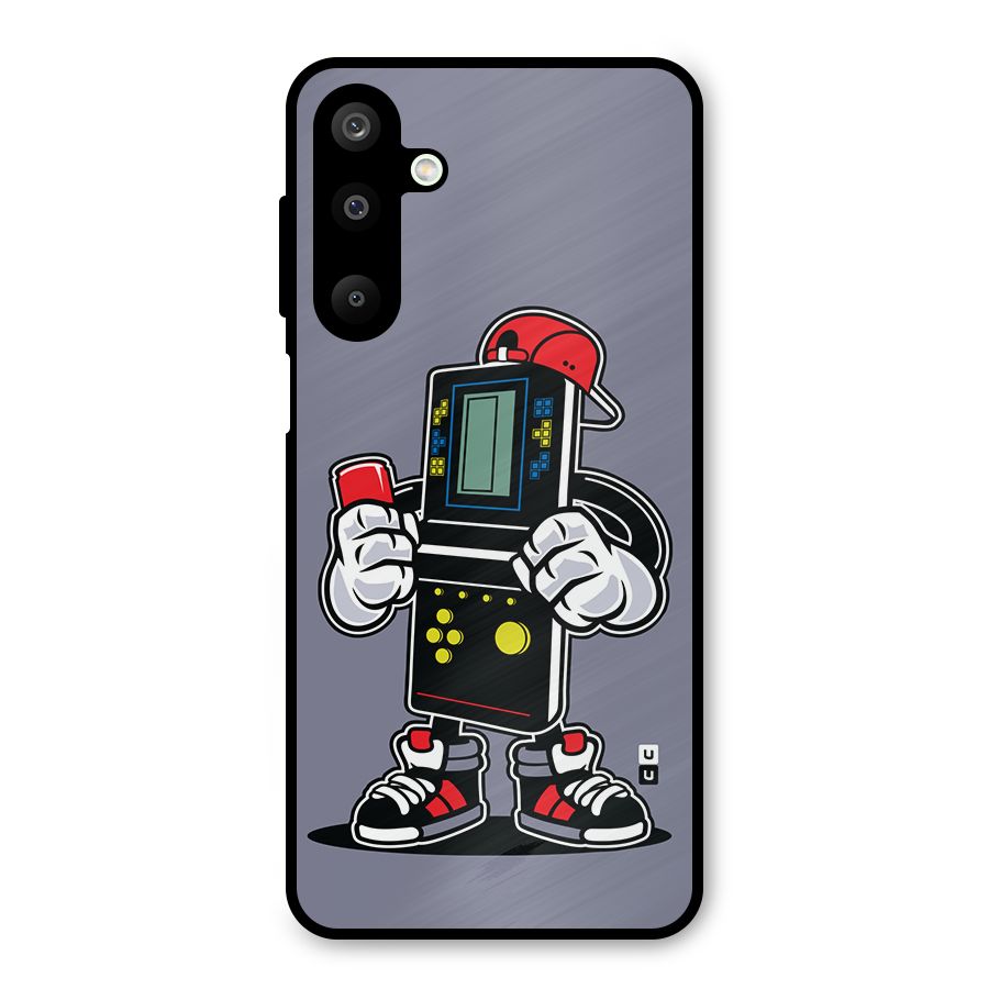 Retro Boy Metal Back Case for Galaxy M16