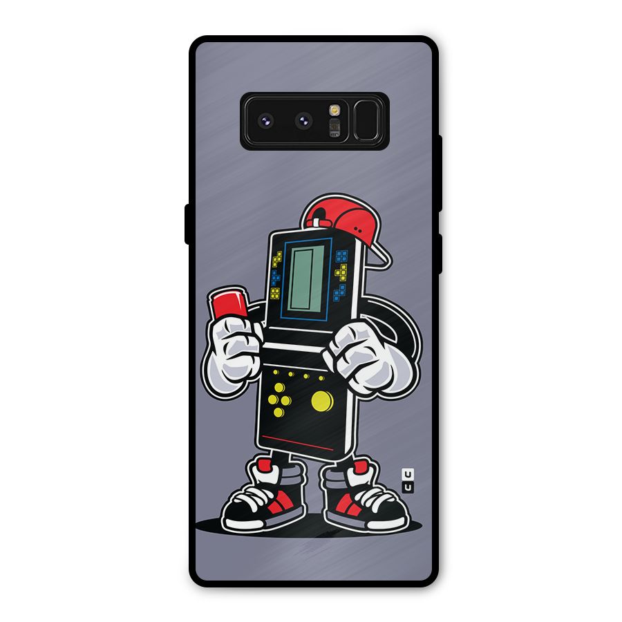 Retro Boy Metal Back Case for Galaxy Note 8