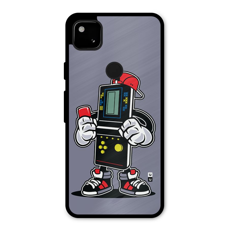 Retro Boy Metal Back Case for Google Pixel 4a