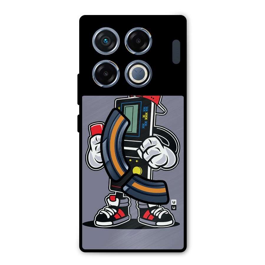 Retro Boy Metal Back Case for Infinix GT 20 Pro