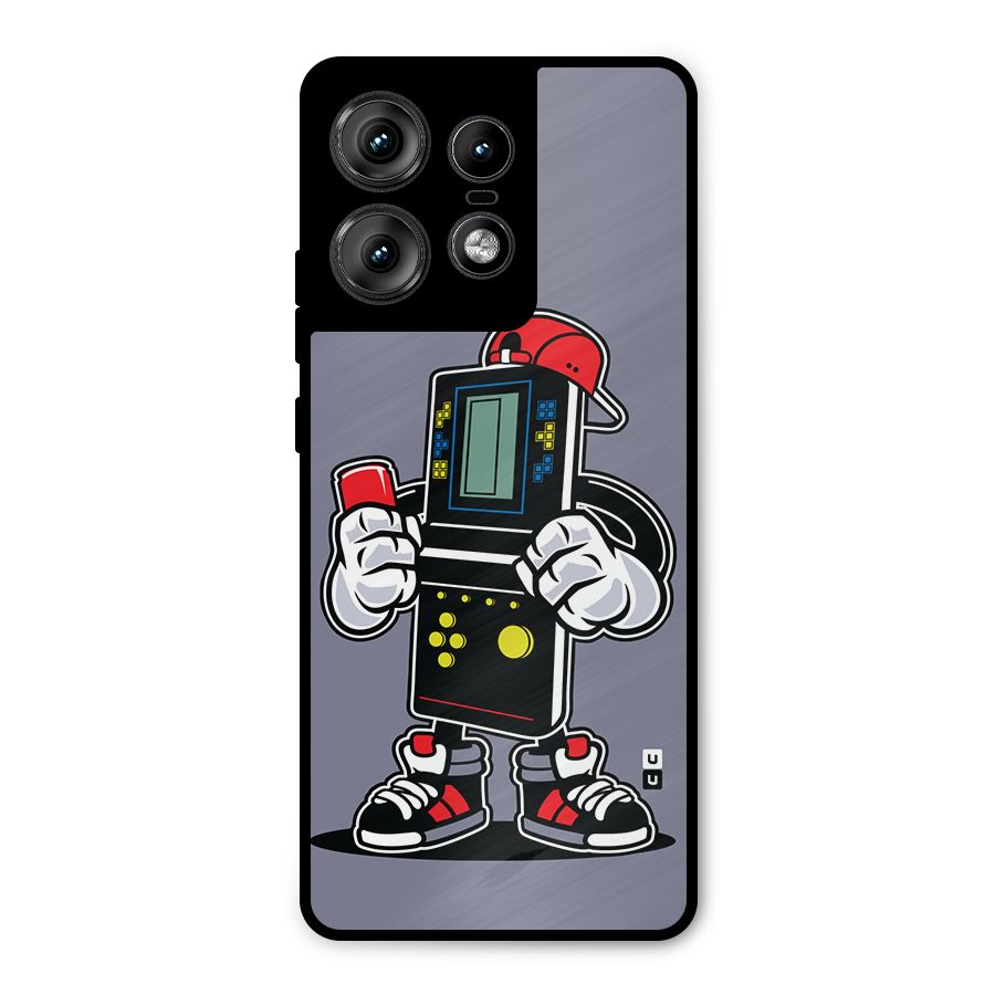 Retro Boy Metal Back Case for Motorola Edge 50 Pro