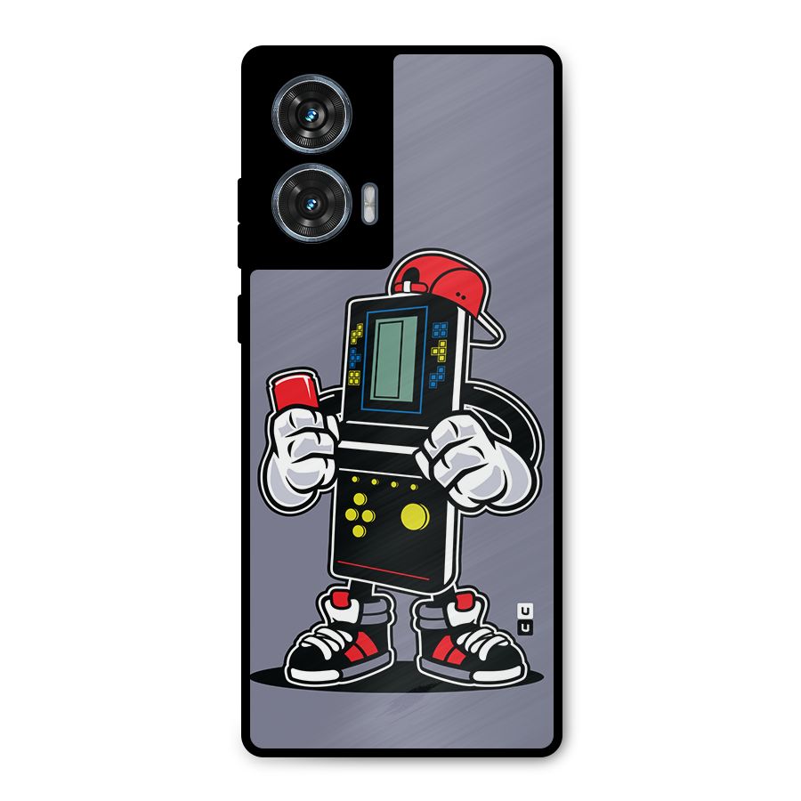 Retro Boy Metal Back Case for Motorola G96