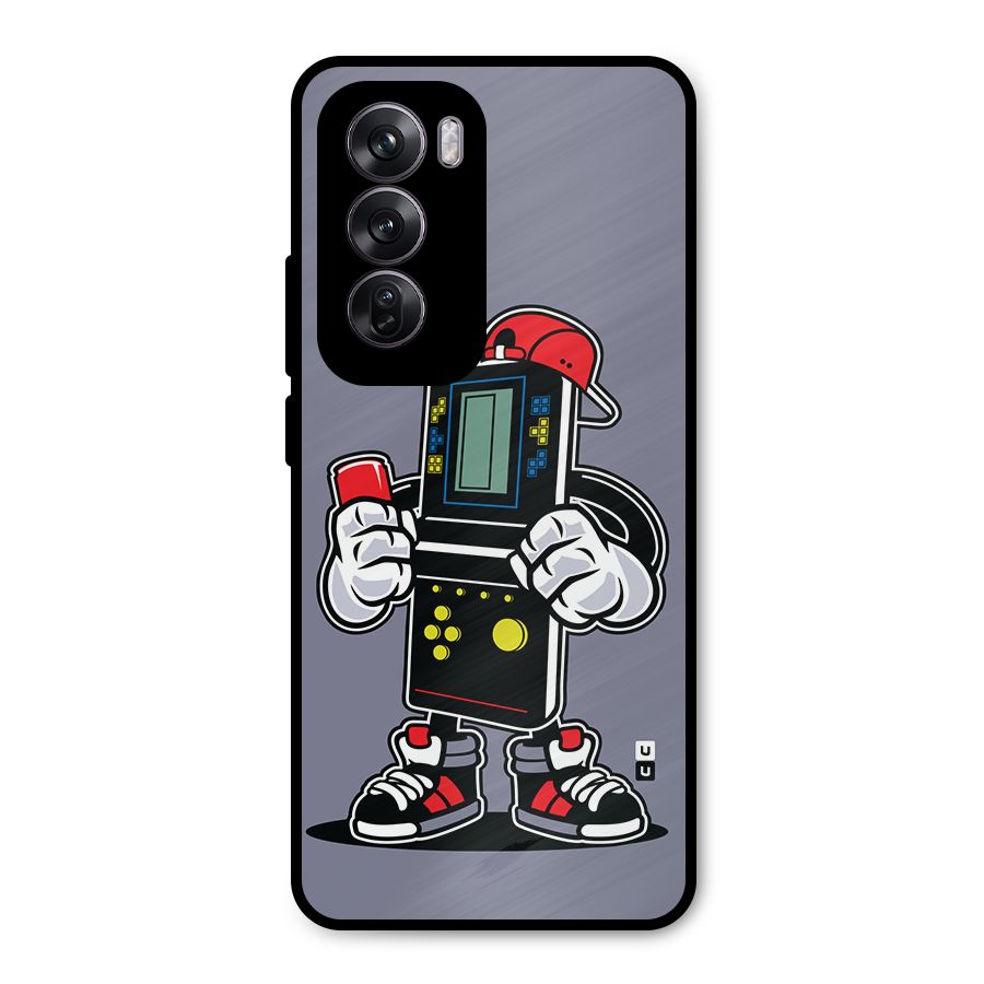 Retro Boy Metal Back Case for Oppo Reno12 Pro
