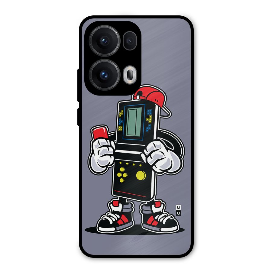 Retro Boy Metal Back Case for Oppo Reno13 Pro