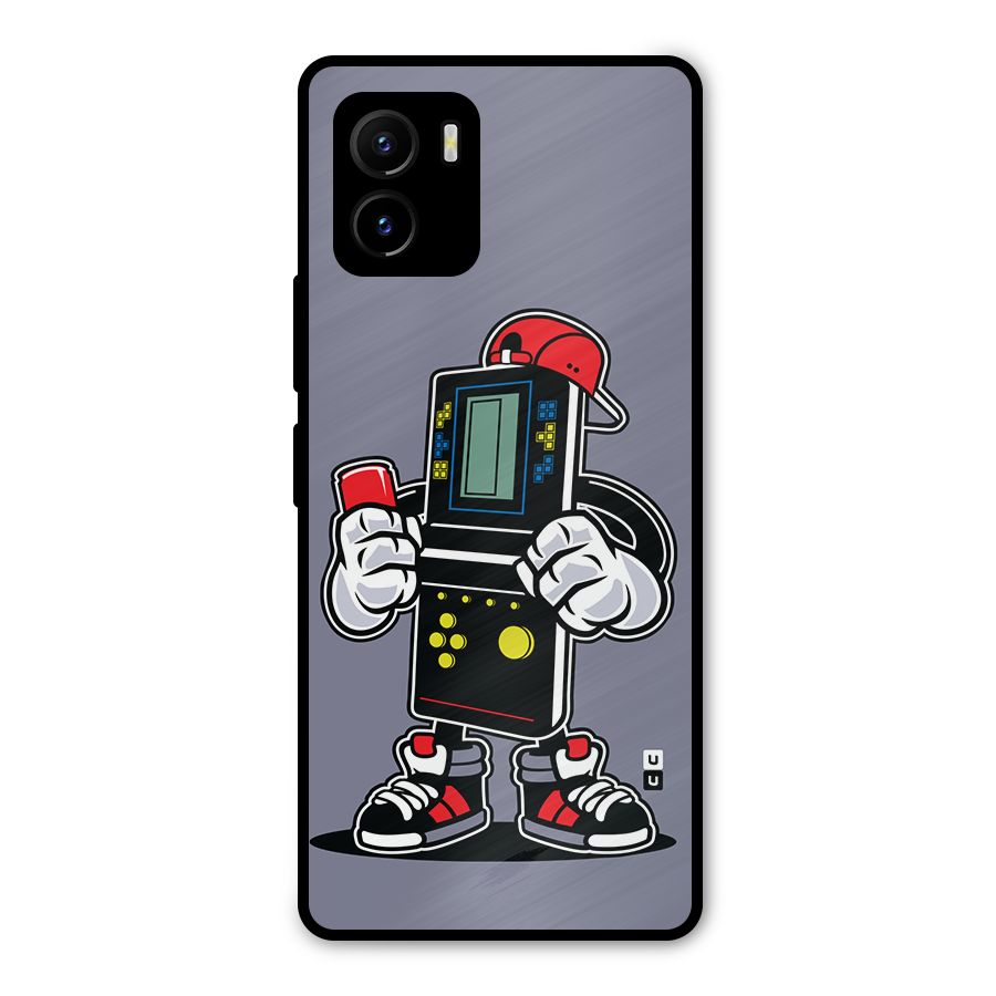 Retro Boy Metal Back Case for Vivo Y15s