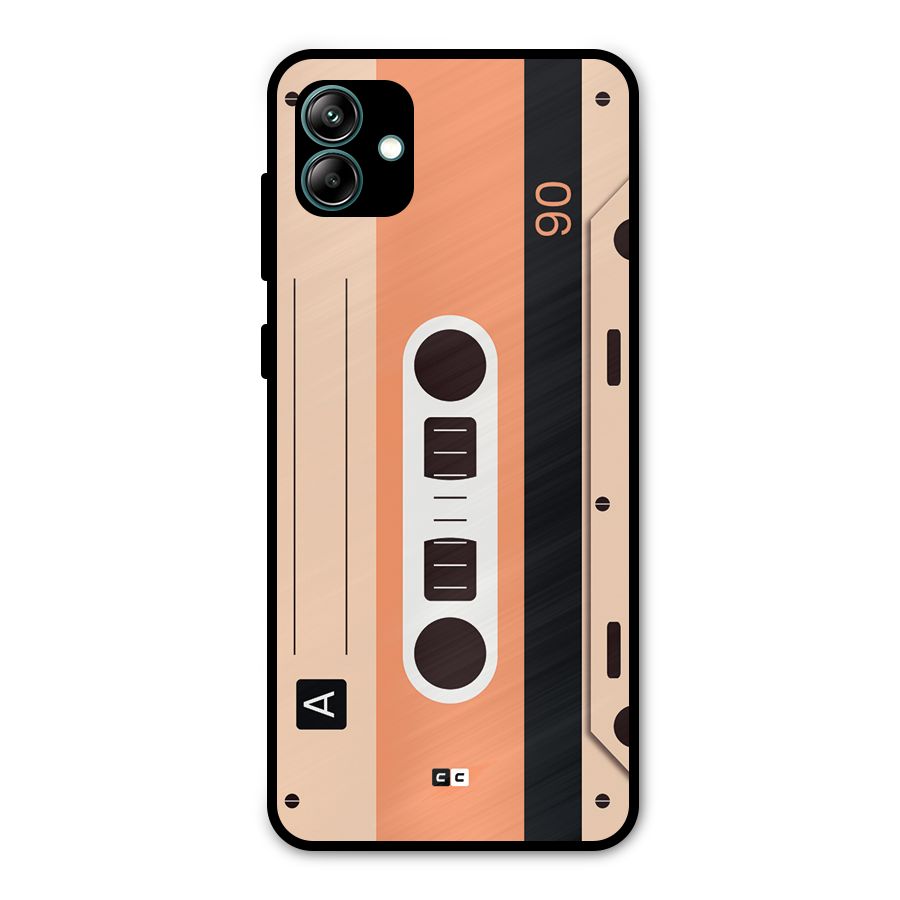 Retro Cassete Metal Back Case for Galaxy A04