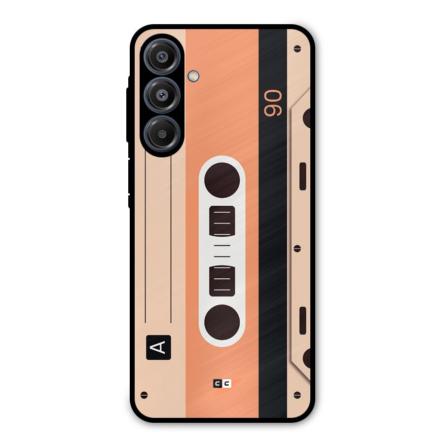 Retro Cassete Metal Back Case for Galaxy A16 5G
