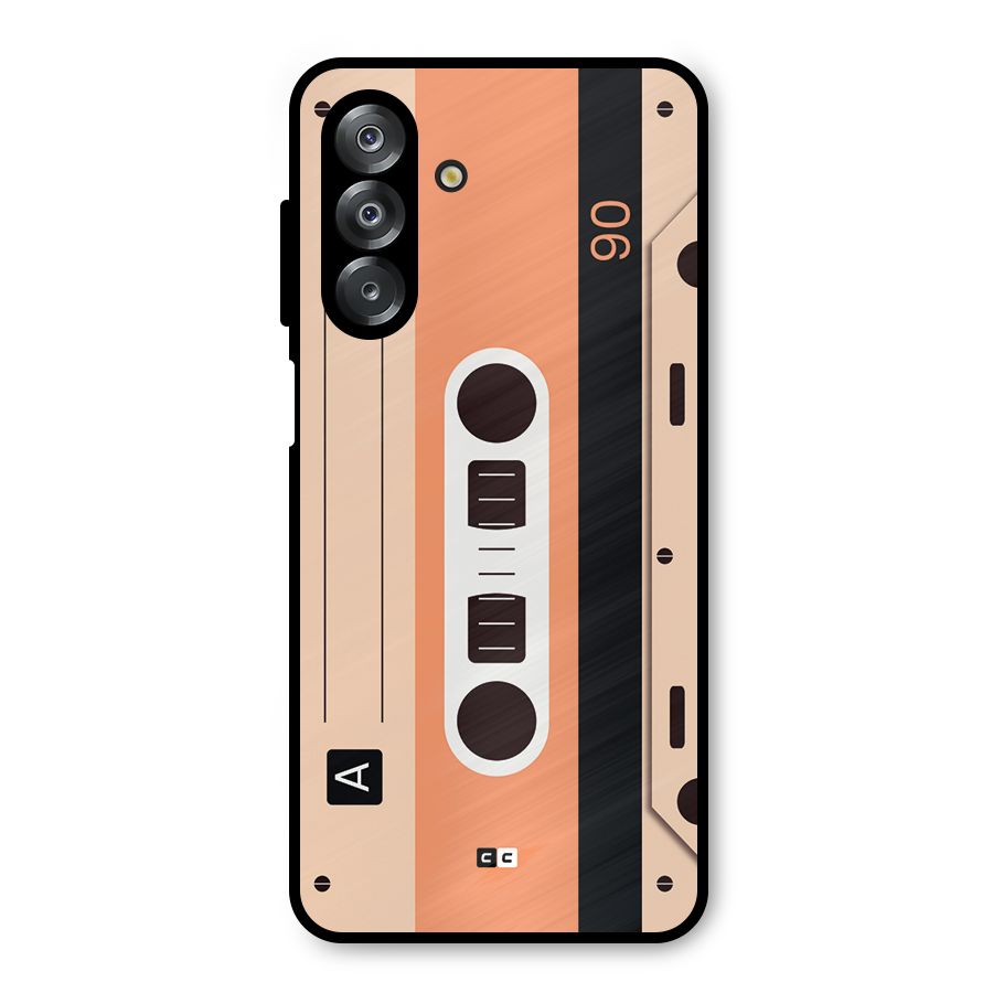 Retro Cassete Metal Back Case for Galaxy A26