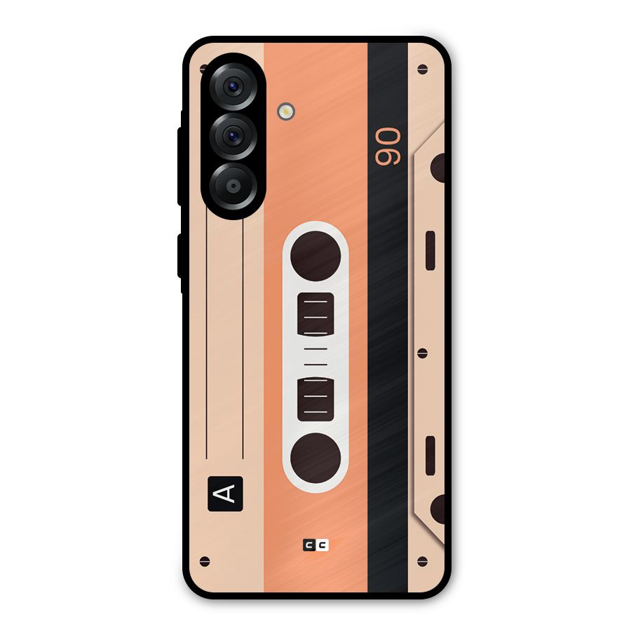 Retro Cassete Metal Back Case for Galaxy A56