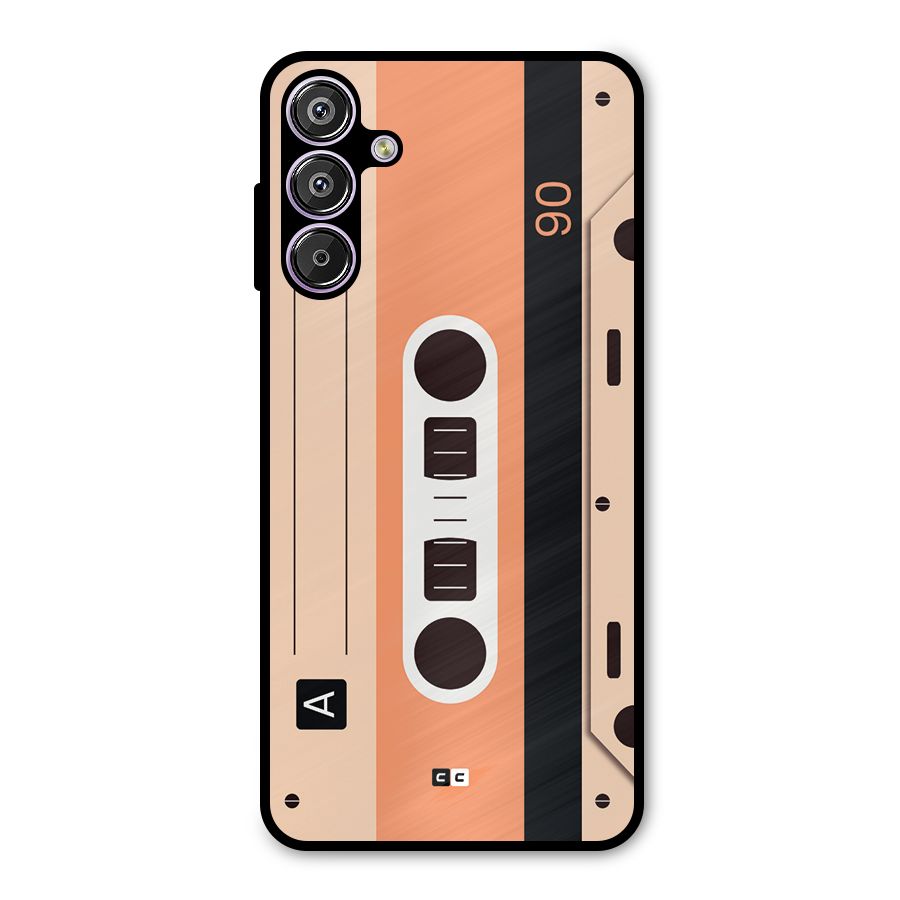 Retro Cassete Metal Back Case for Galaxy F15