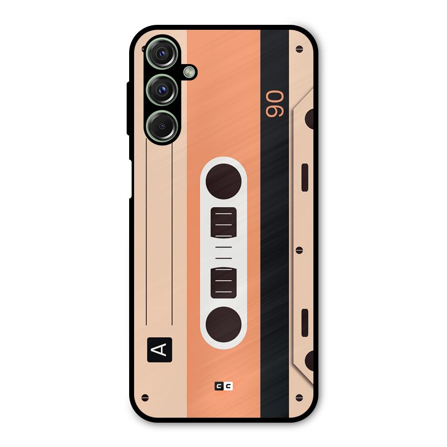 Retro Cassete Metal Back Case for Galaxy F34
