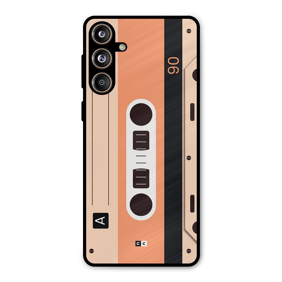 Retro Cassete Metal Back Case for Galaxy F55