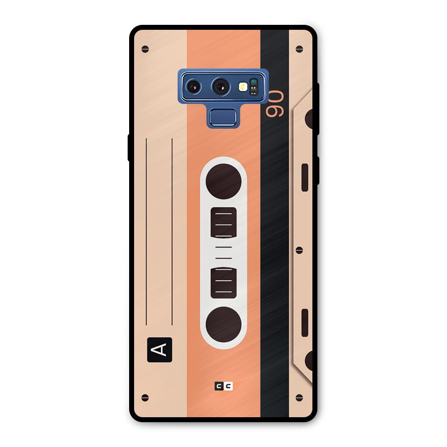 Retro Cassete Metal Back Case for Galaxy Note 9