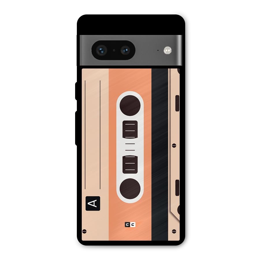 Retro Cassete Metal Back Case for Google Pixel 7