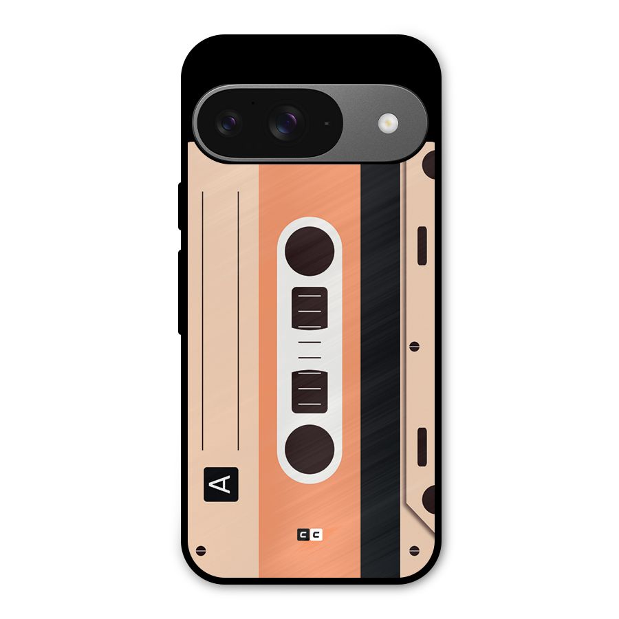 Retro Cassete Metal Back Case for Google Pixel 9