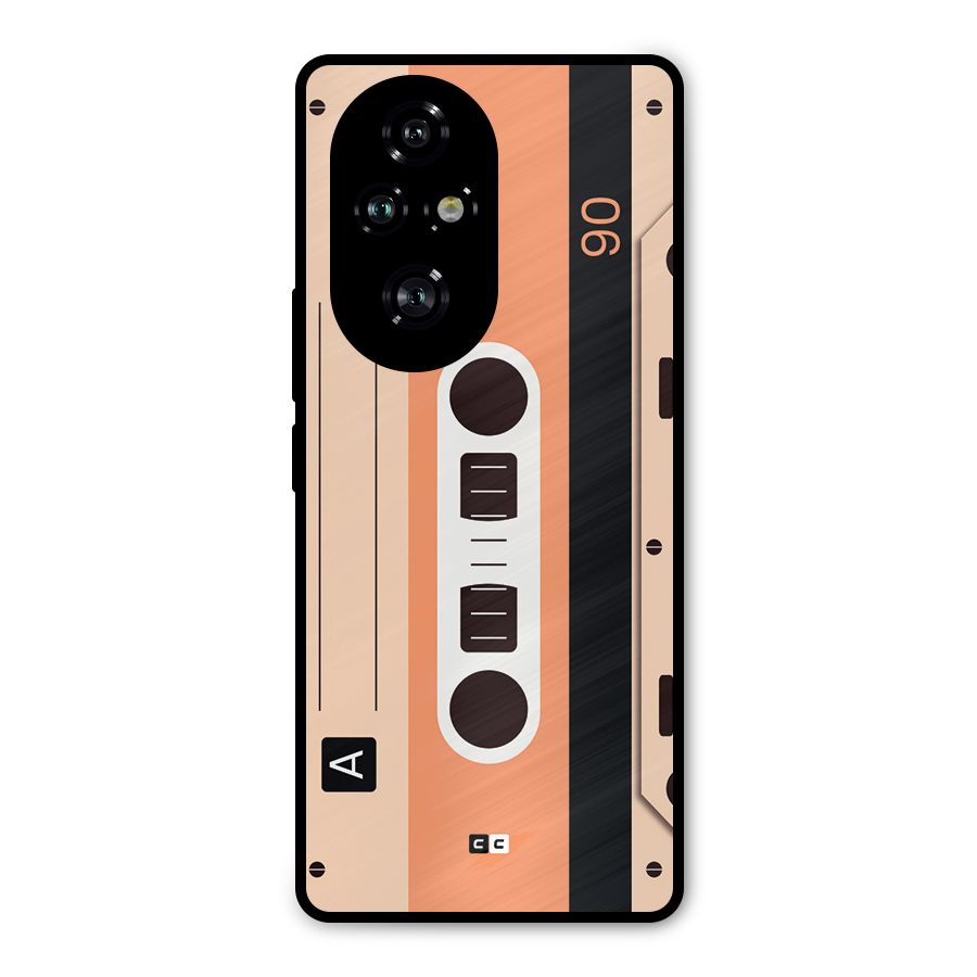 Retro Cassete Metal Back Case for Honor 200 Pro
