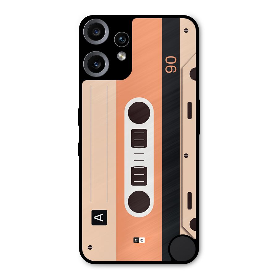 Retro Cassete Metal Back Case for Nothing CMF Phone 2 Pro