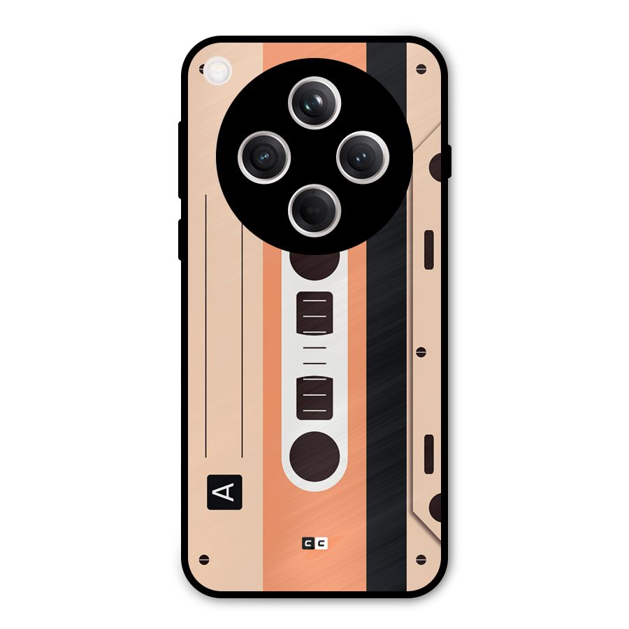 Retro Cassete Metal Back Case for Oppo Find X8