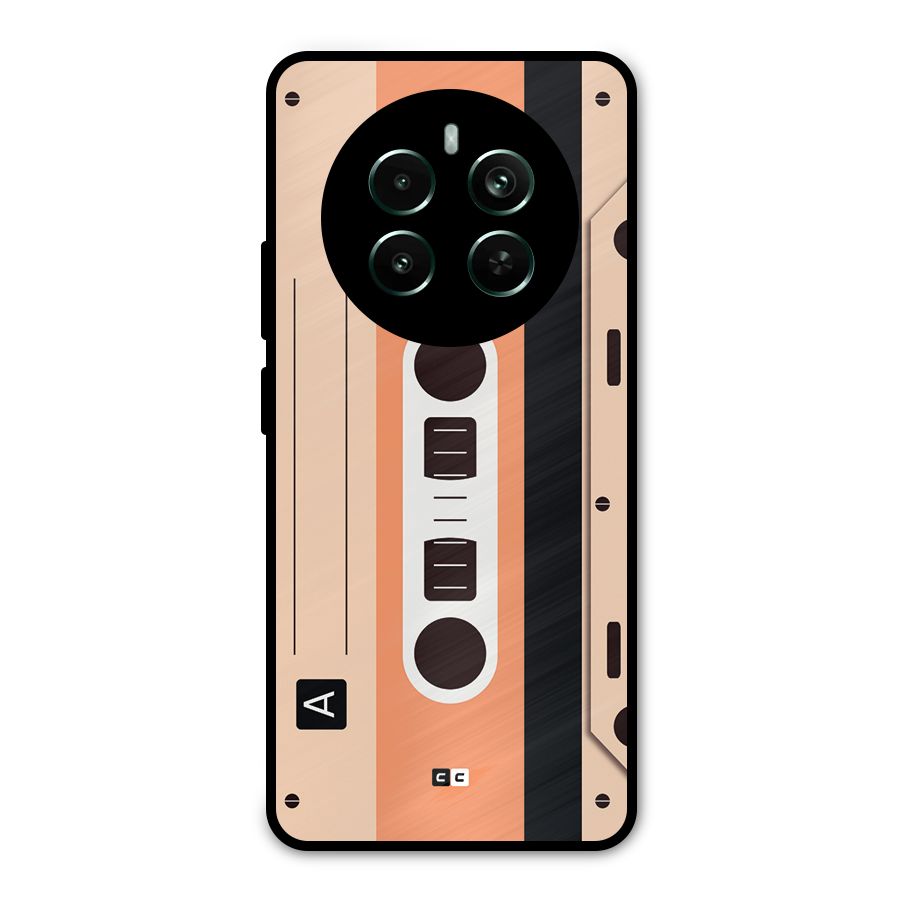 Retro Cassete Metal Back Case for Realme 12 Pro Plus