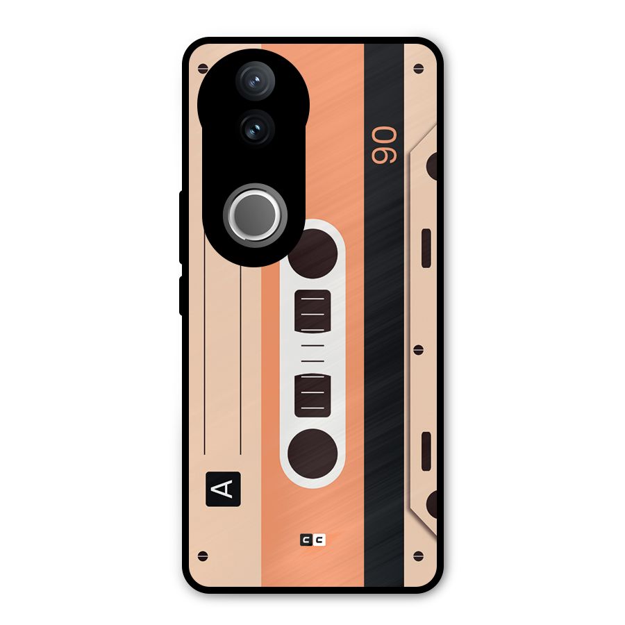 Retro Cassete Metal Back Case for Vivo V50