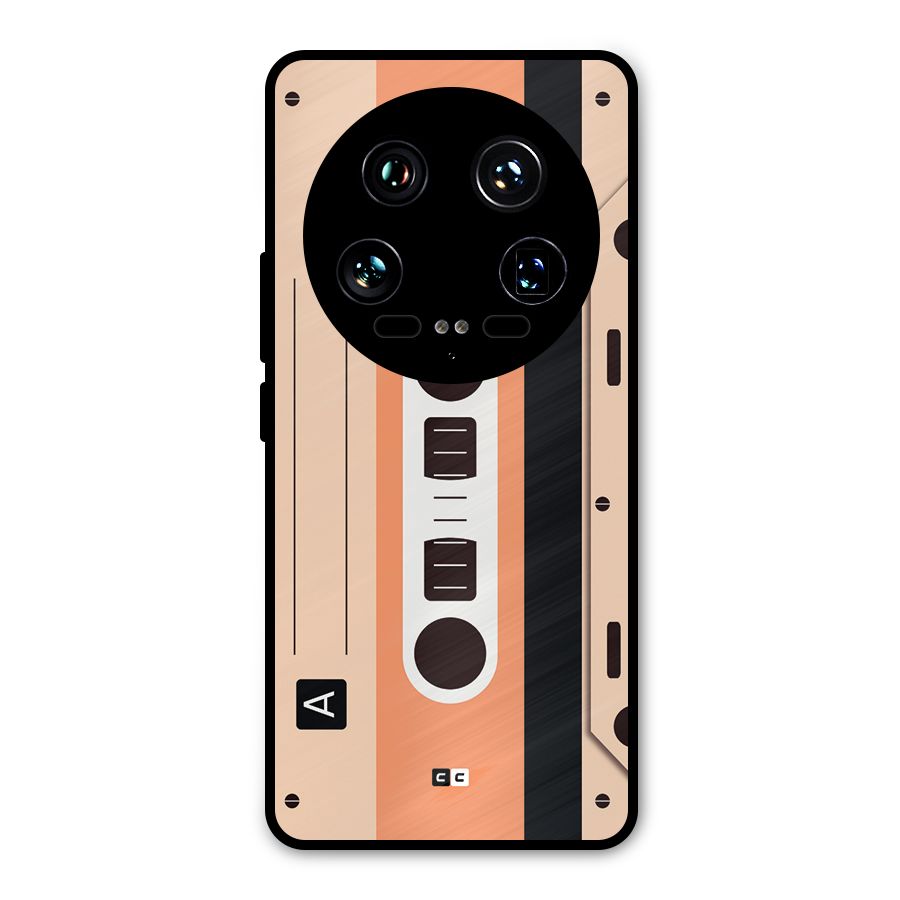 Retro Cassete Metal Back Case for Xiaomi 14 Ultra