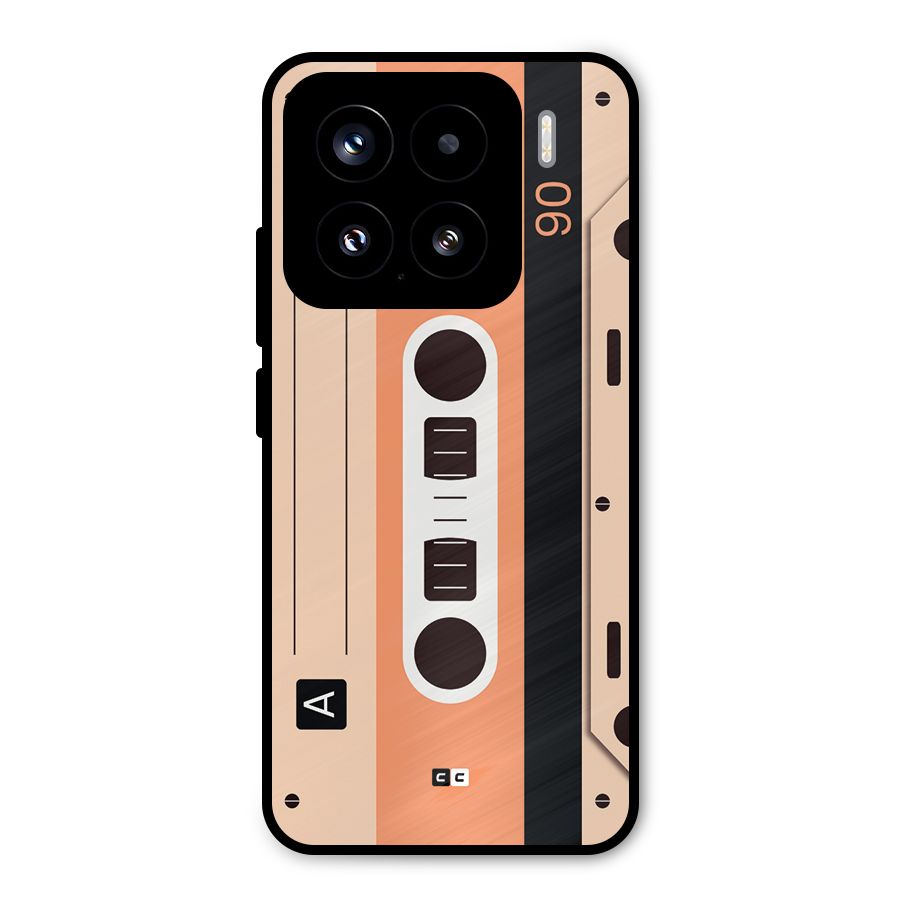 Retro Cassete Metal Back Case for Xiaomi 15