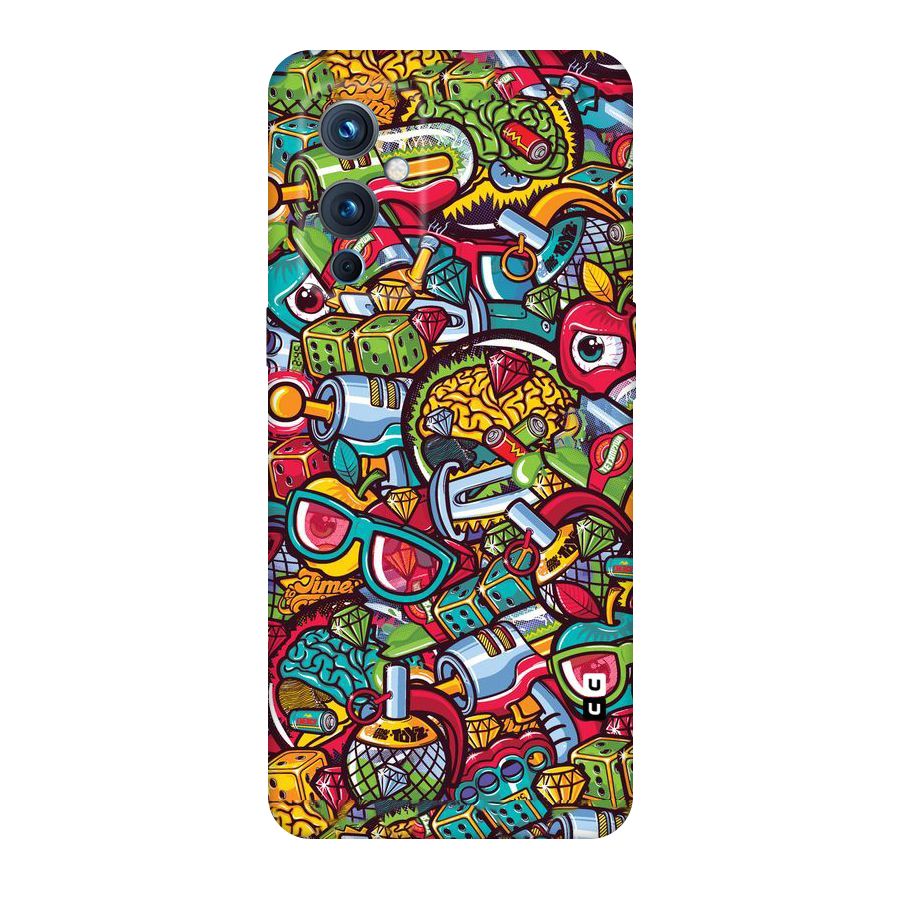 Retro Diamond Design Original Polycarbonate Back Case for OnePlus 9