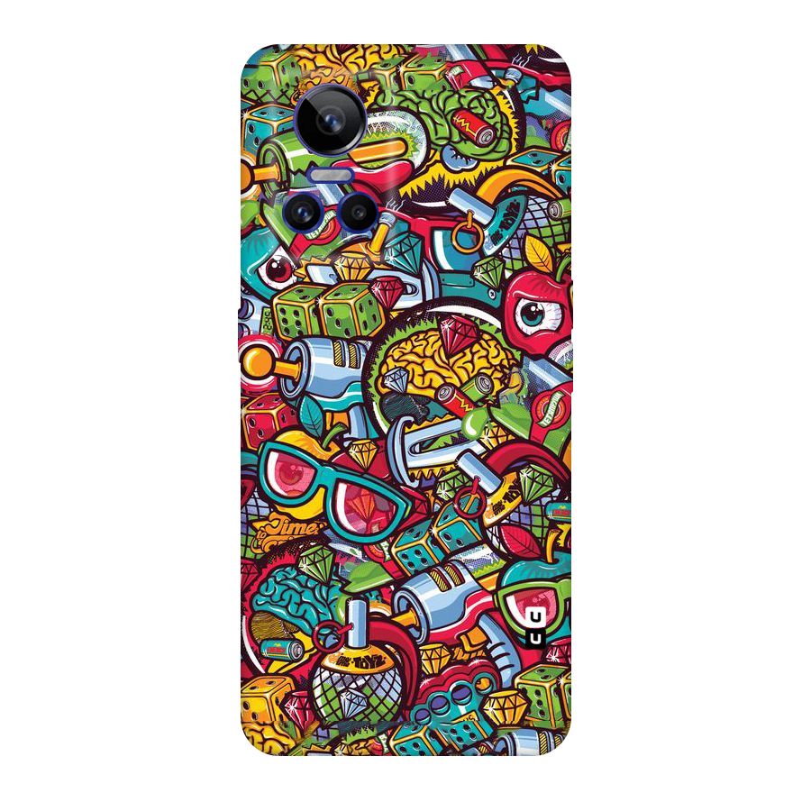 Retro Diamond Design Original Polycarbonate Back Case for Realme GT Neo 3